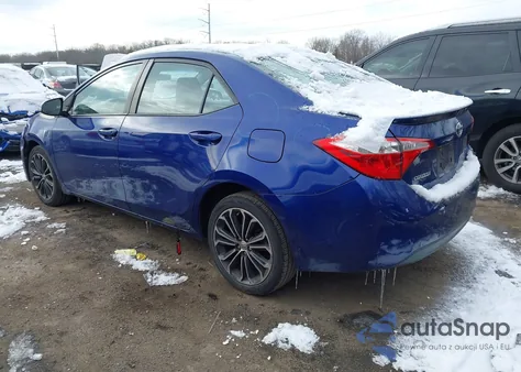 2014 Toyota Corolla S Plus z USA, uszkodzony, nr VIN 2T1BURHE4EC100259